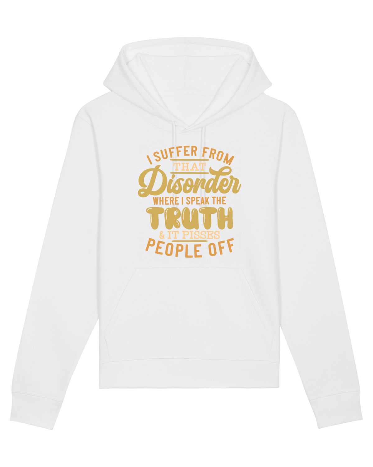 Hanorac Unisex Drummer White