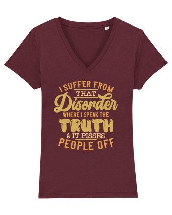 I Suffer From That Disorder Burgundy