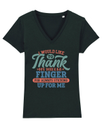 I Would Like To Thank Tricou mânecă scurtă guler V Damă Evoker