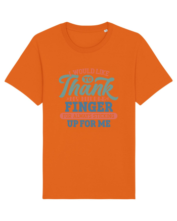 I Would Like To Thank Bright Orange