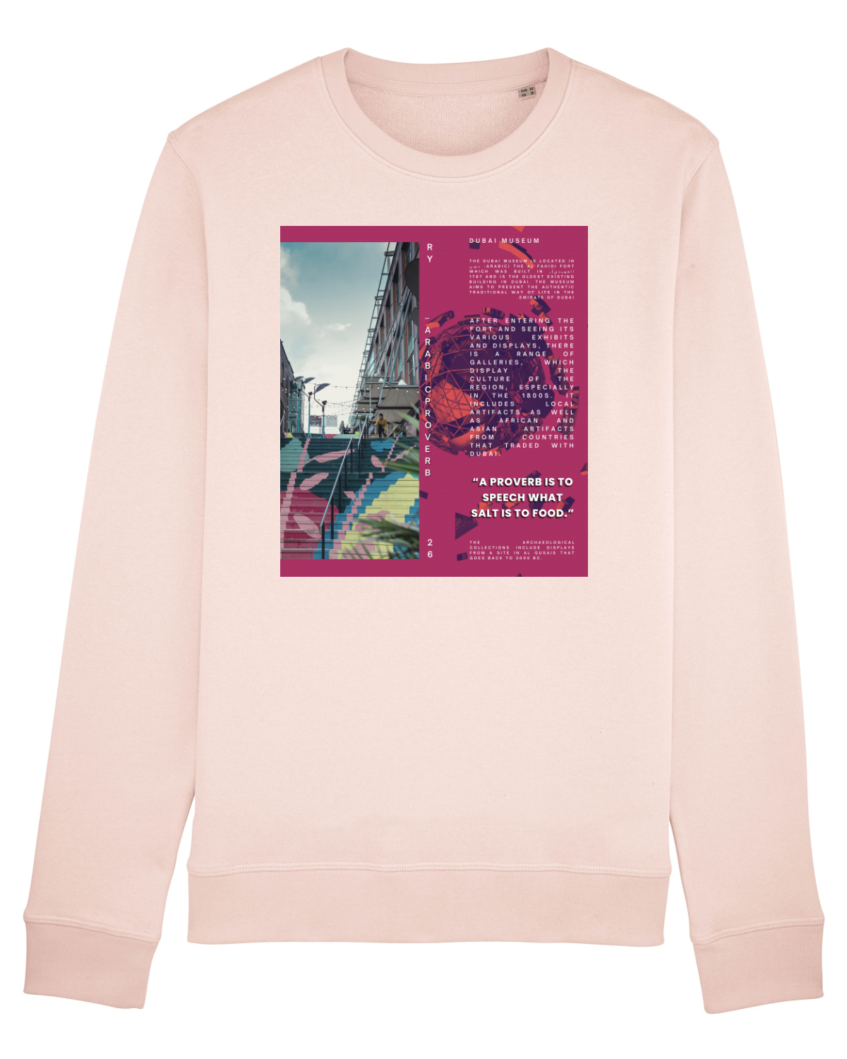Bluză mânecă lungă Unisex Rise Candy Pink