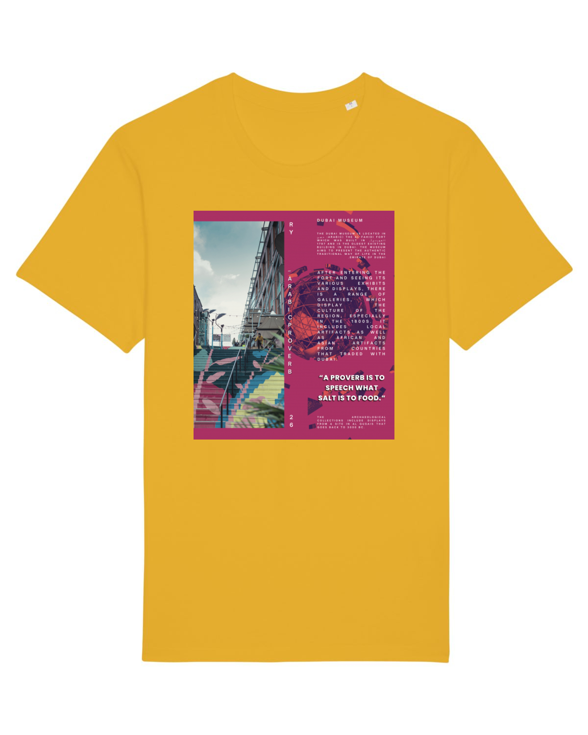 Tricou mânecă scurtă Unisex Rocker Spectra Yellow