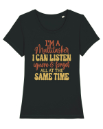 I'm A Multitasker Tricou mânecă scurtă guler larg fitted Damă Expresser