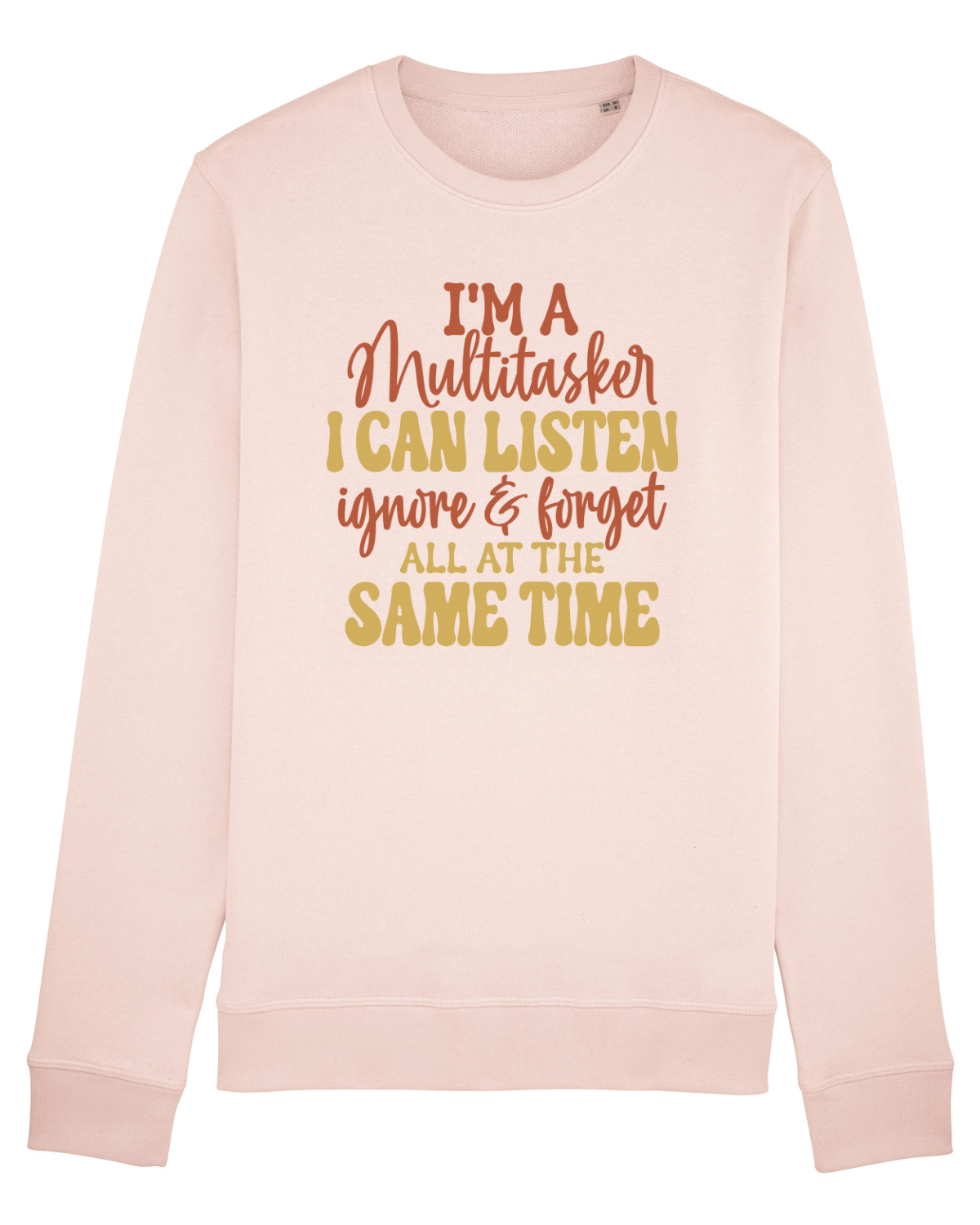 Bluză mânecă lungă Unisex Rise Candy Pink