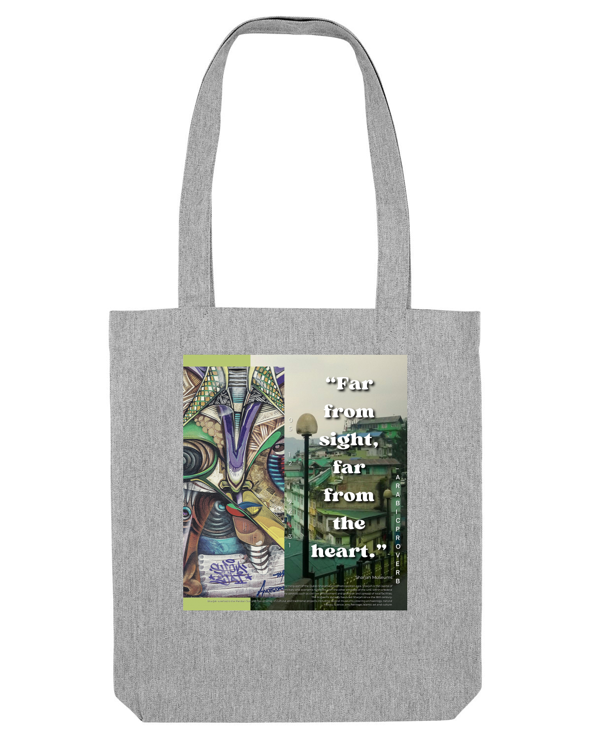 Sacoșă textilă Heather Grey