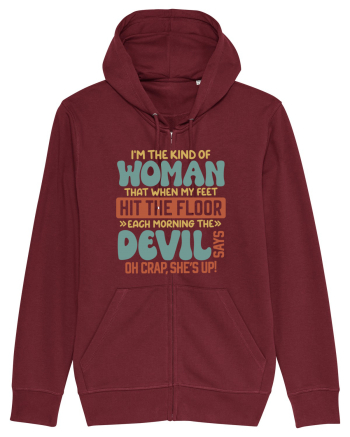 I'm The Kind Of Woman Burgundy
