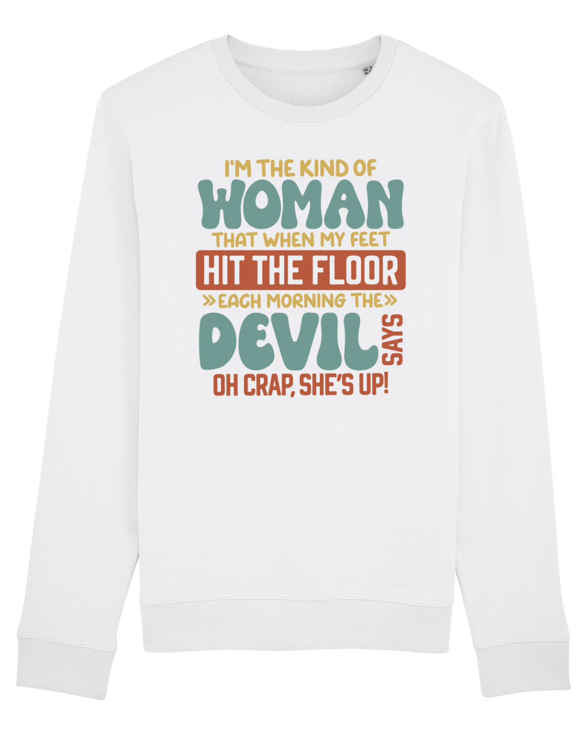 Bluză mânecă lungă Unisex Rise White