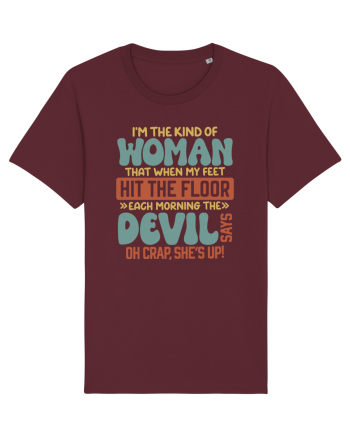 I'm The Kind Of Woman Burgundy