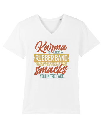 Karma Is Like A Rubber Band White
