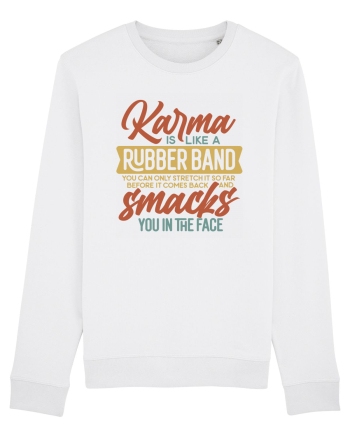 Karma Is Like A Rubber Band White