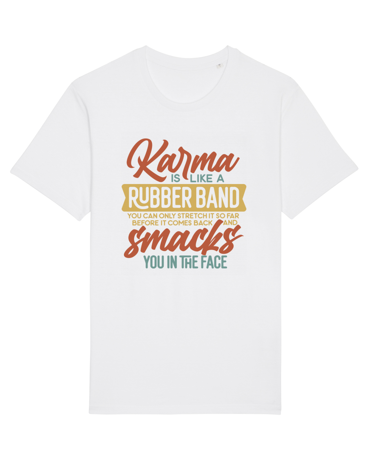 Tricou mânecă scurtă Unisex Rocker White