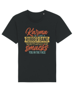 Karma Is Like A Rubber Band Tricou mânecă scurtă Unisex Rocker
