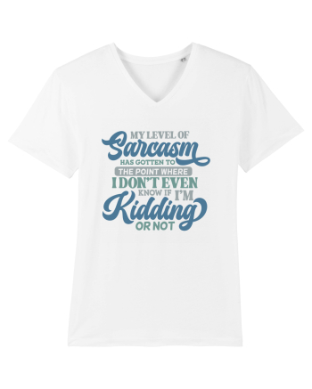 My Level Of Sarcasm White