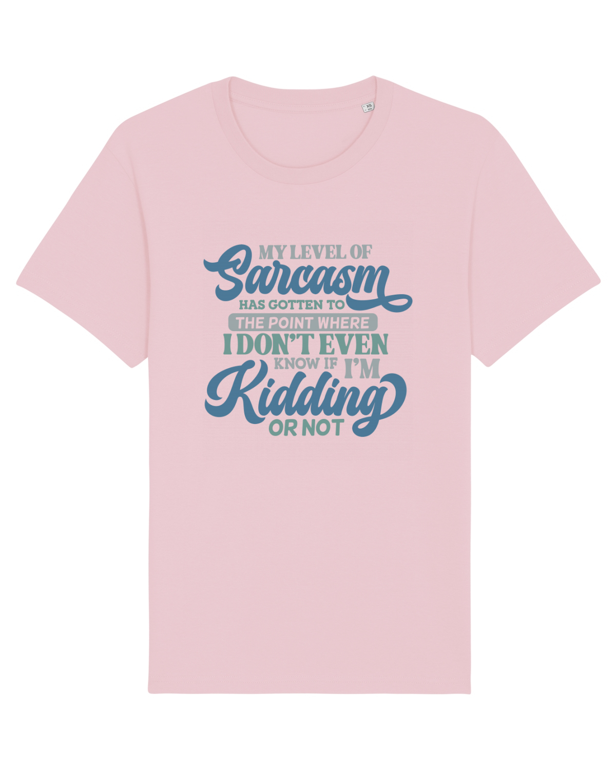 Tricou mânecă scurtă Unisex Rocker Cotton Pink
