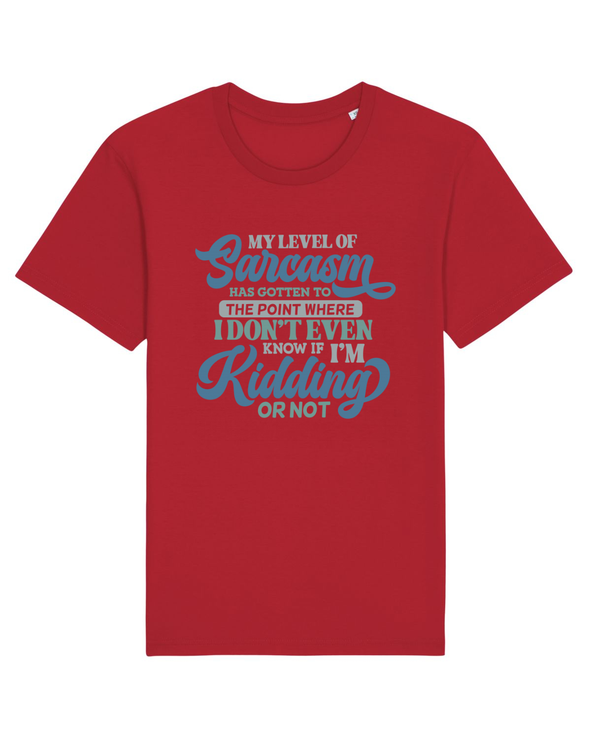 Tricou mânecă scurtă Unisex Rocker Red