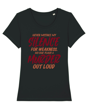 Never Mistake My Silence Black