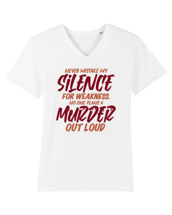 Never Mistake My Silence White