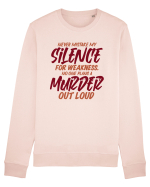 Never Mistake My Silence Bluză mânecă lungă Unisex Rise