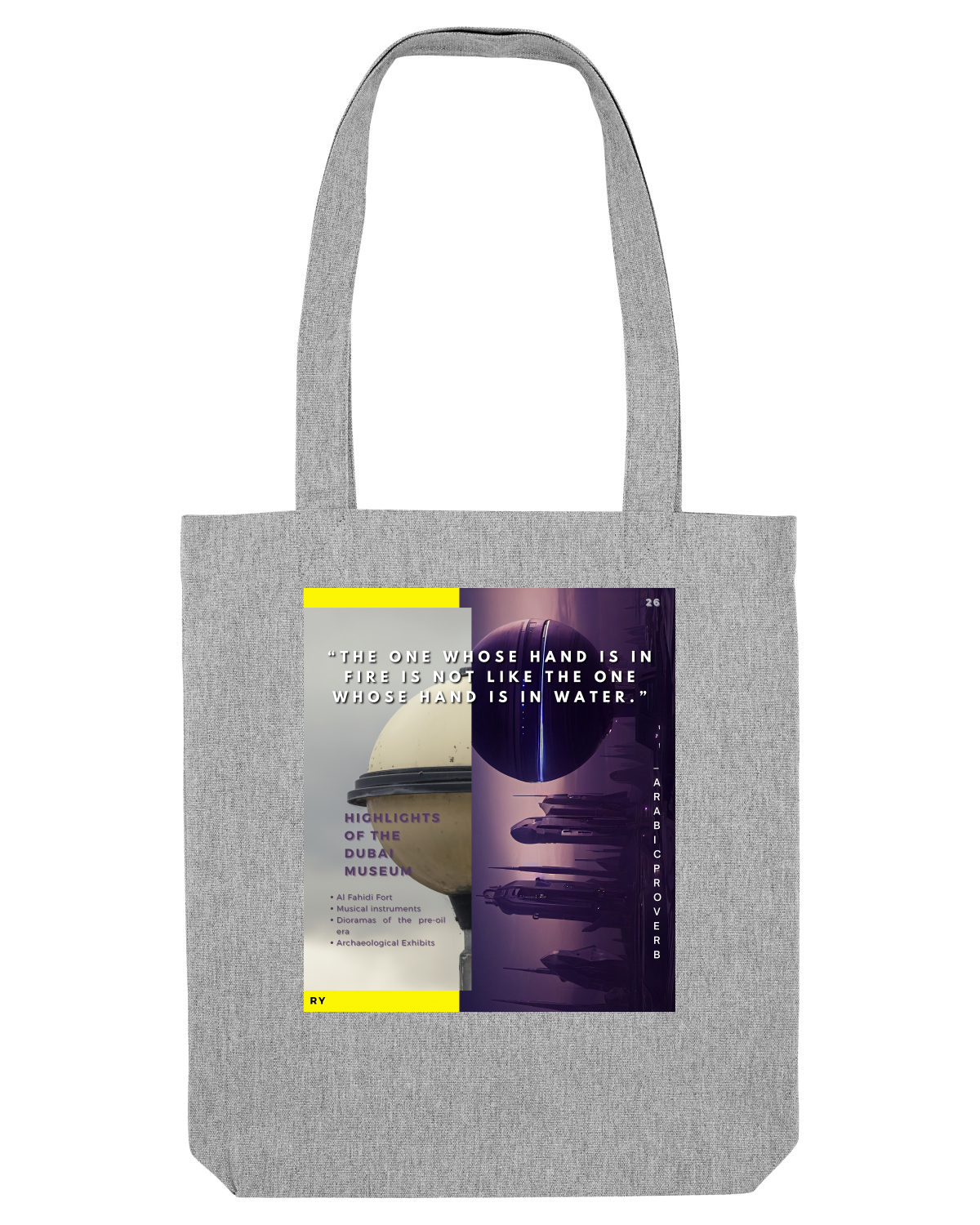Sacoșă textilă Heather Grey