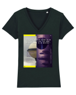The One Whose Hand Is In Fire Is Not Like The One ... Tricou mânecă scurtă guler V Damă Evoker