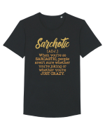 Sarchotic Tricou mânecă scurtă guler larg Bărbat Skater