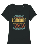 Sometimes I Get Road Rage Tricou mânecă scurtă guler larg fitted Damă Expresser