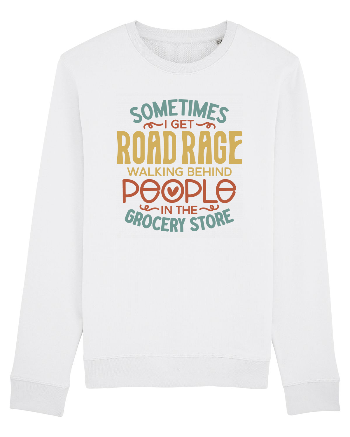 Bluză mânecă lungă Unisex Rise White