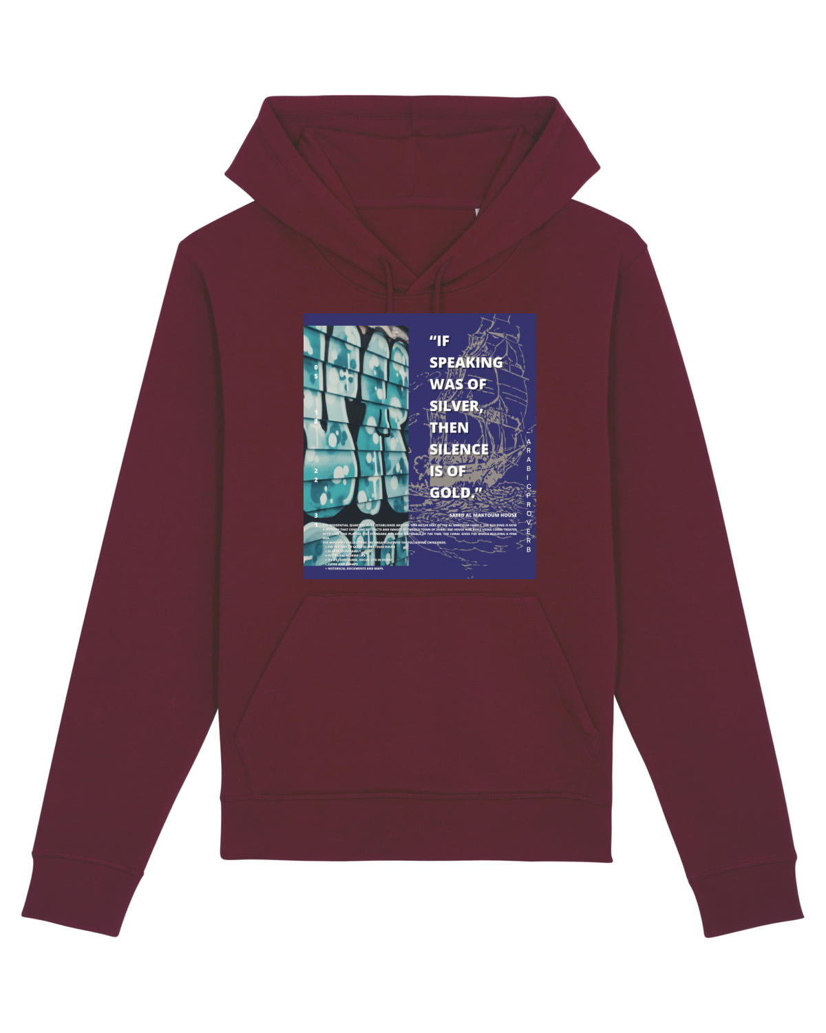 Hanorac Unisex Drummer Burgundy