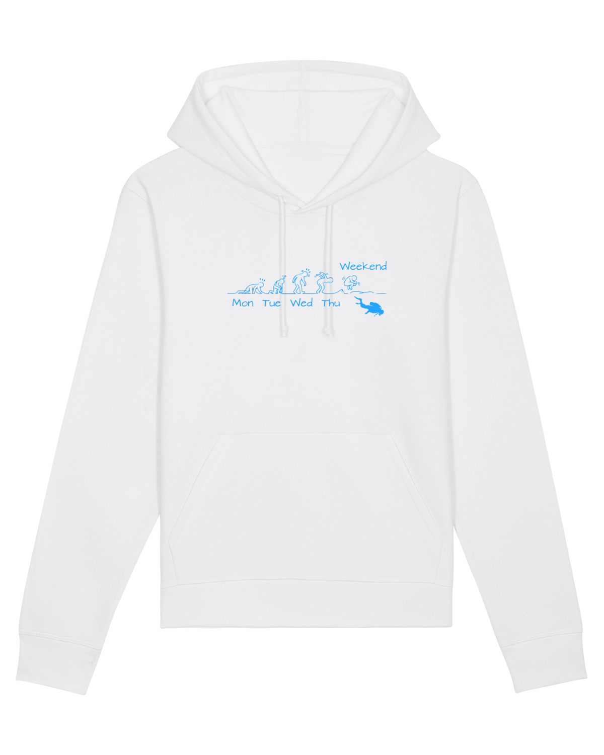 Hanorac Unisex Drummer White