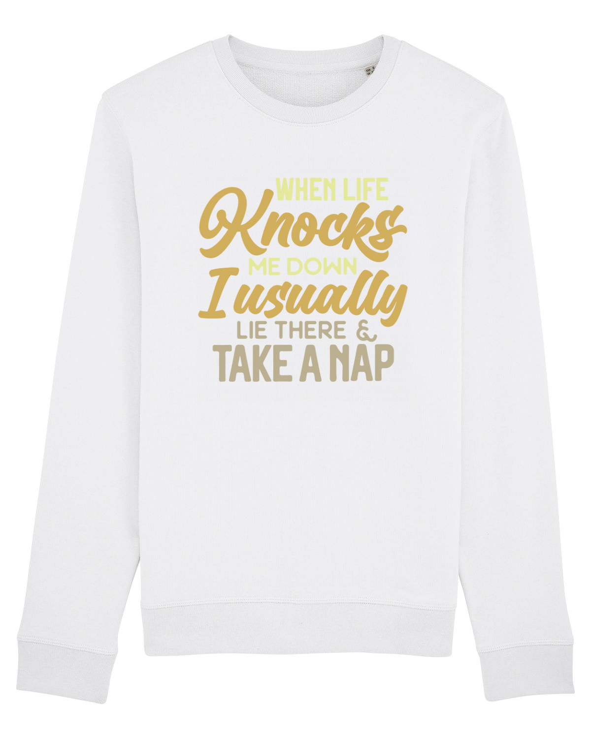 Bluză mânecă lungă Unisex Rise White