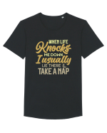 When Life Knocks Me Down Tricou mânecă scurtă guler larg Bărbat Skater