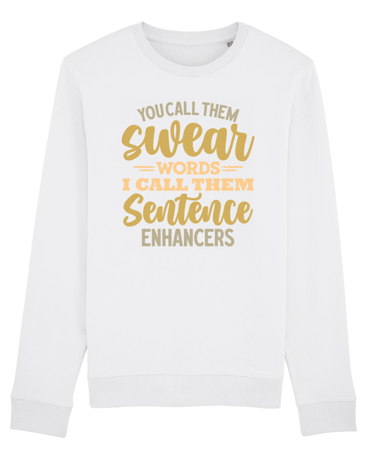 Bluză mânecă lungă Unisex Rise White