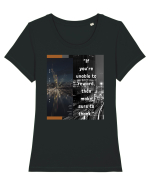 If You re Unable To Reward Then Make Sure To Thank Tricou mânecă scurtă guler larg fitted Damă Expresser