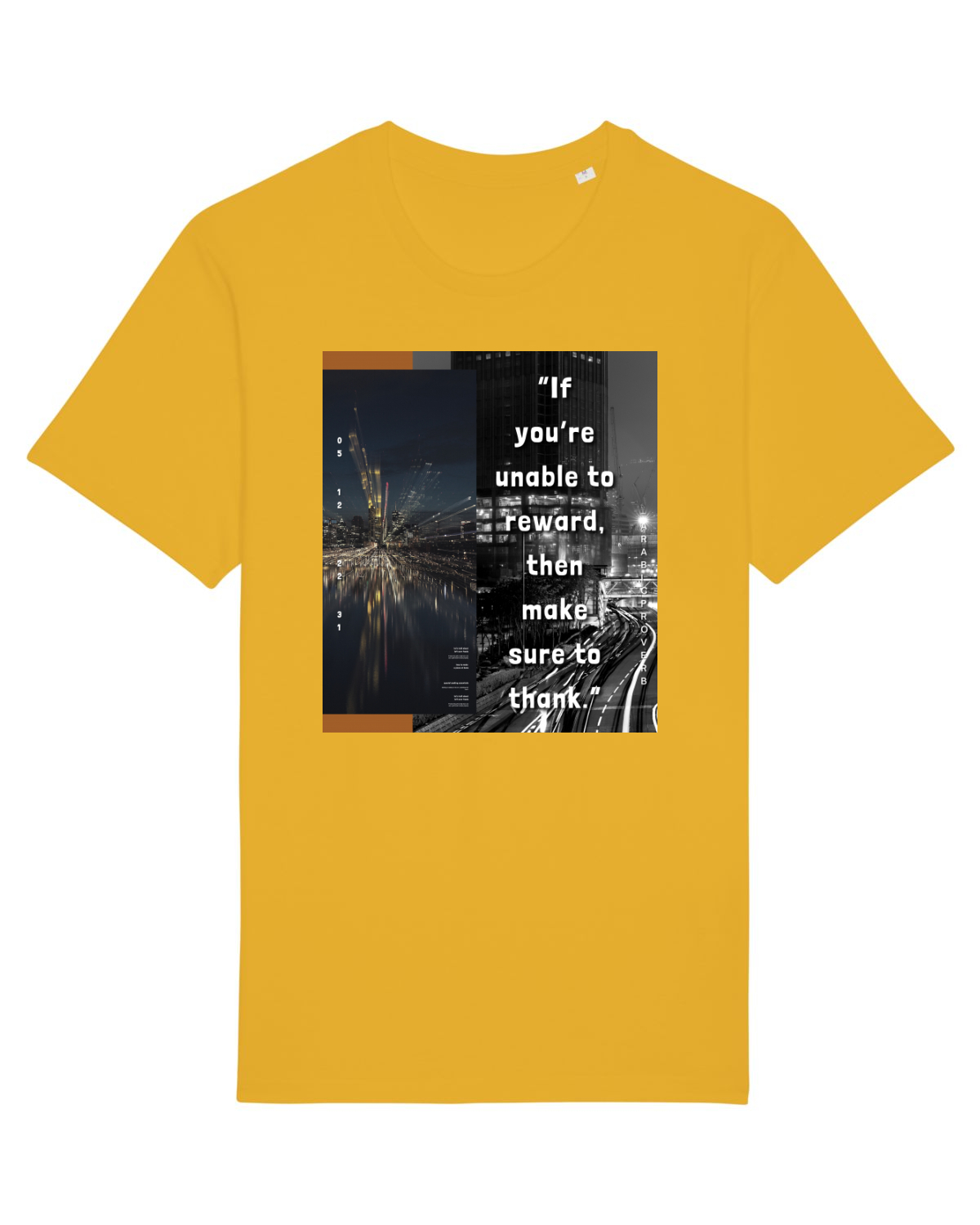 Tricou mânecă scurtă Unisex Rocker Spectra Yellow