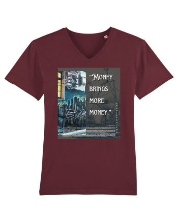 Money Bring More Money Burgundy