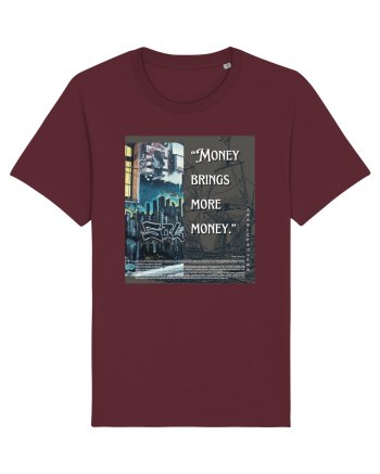 Money Bring More Money Burgundy