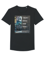 Money Bring More Money Tricou mânecă scurtă guler larg Bărbat Skater