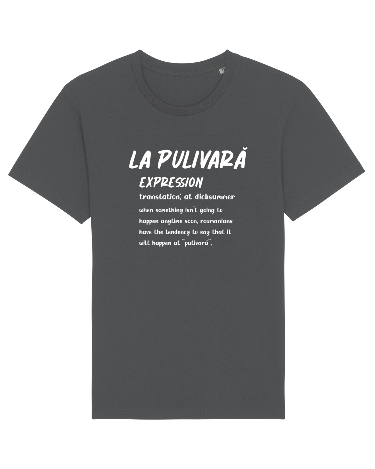 Tricou mânecă scurtă Unisex Rocker Anthracite
