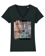 Do Inner Work So You Don t Have To Rely On External Energy To Make You Feel Tricou mânecă scurtă guler V Damă Evoker