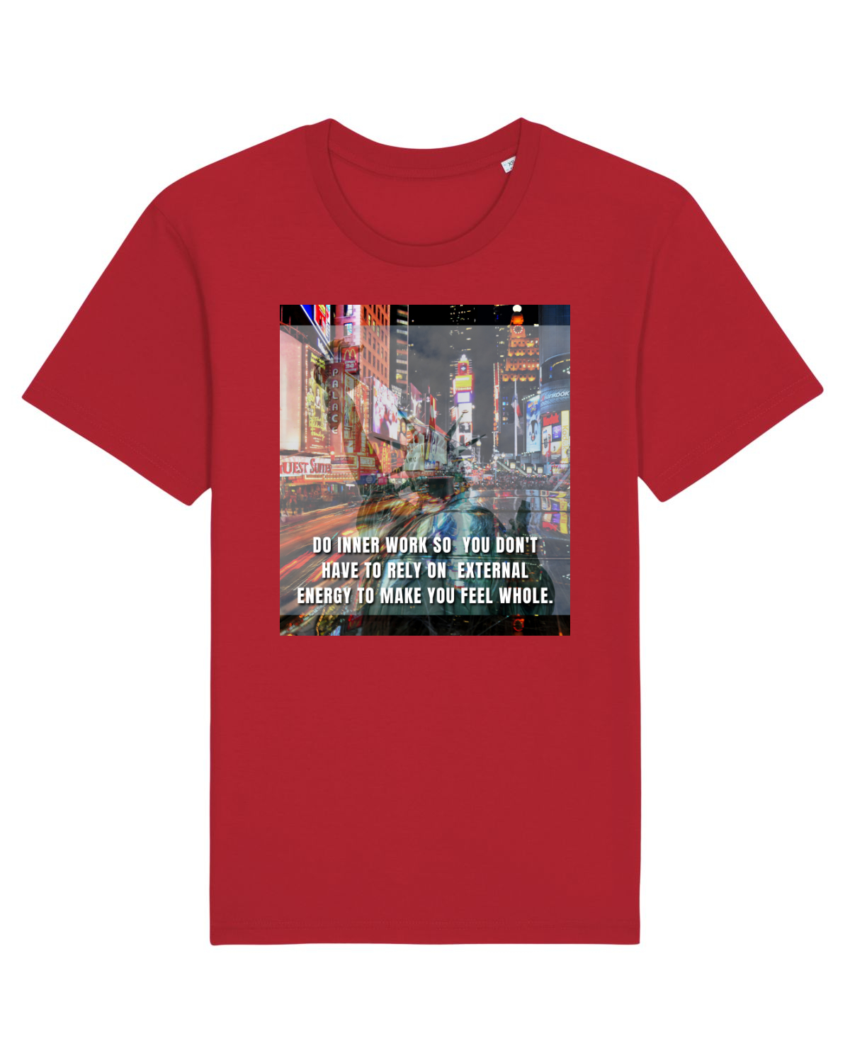 Tricou mânecă scurtă Unisex Rocker Red