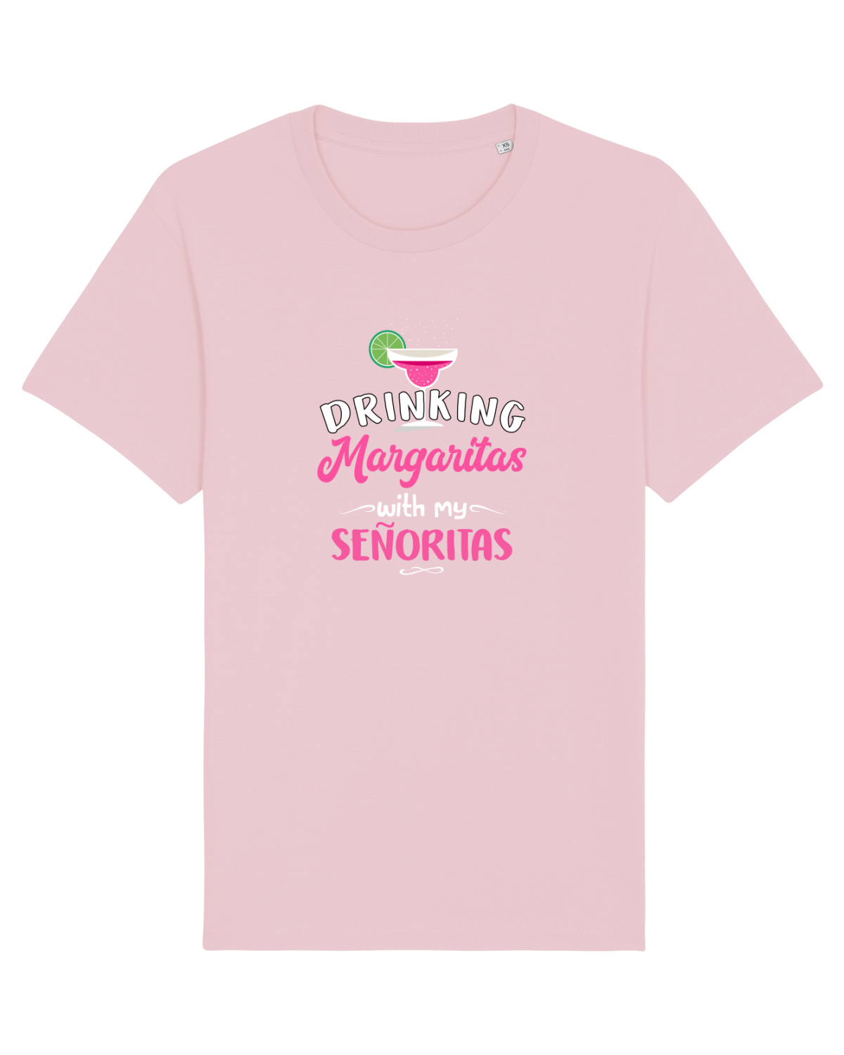 Tricou mânecă scurtă Unisex Rocker Cotton Pink