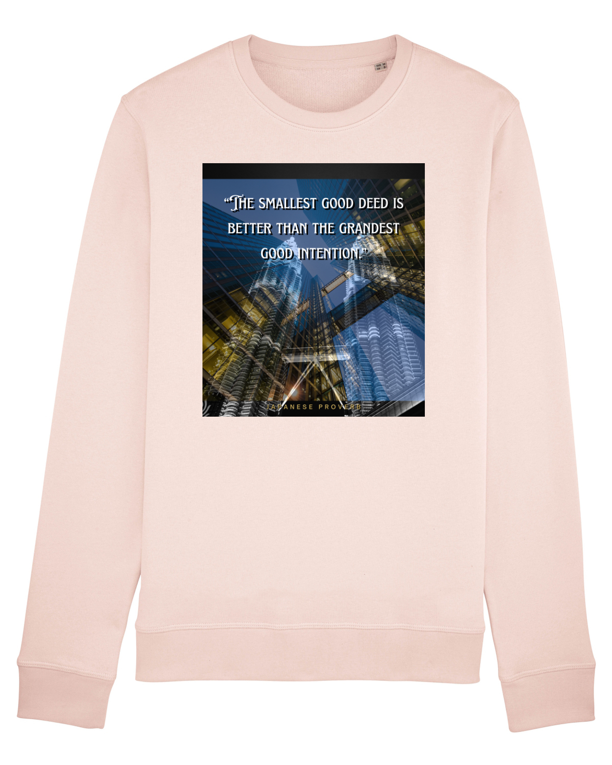 Bluză mânecă lungă Unisex Rise Candy Pink