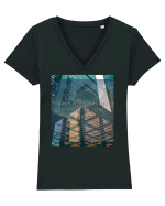 Even When Months And Days Are Long Life Is Short Tricou mânecă scurtă guler V Damă Evoker