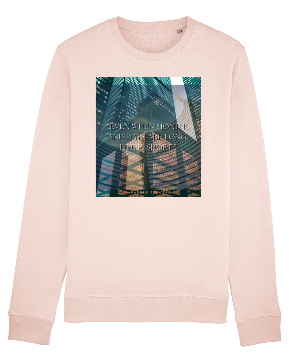 Bluză mânecă lungă Unisex Rise Candy Pink