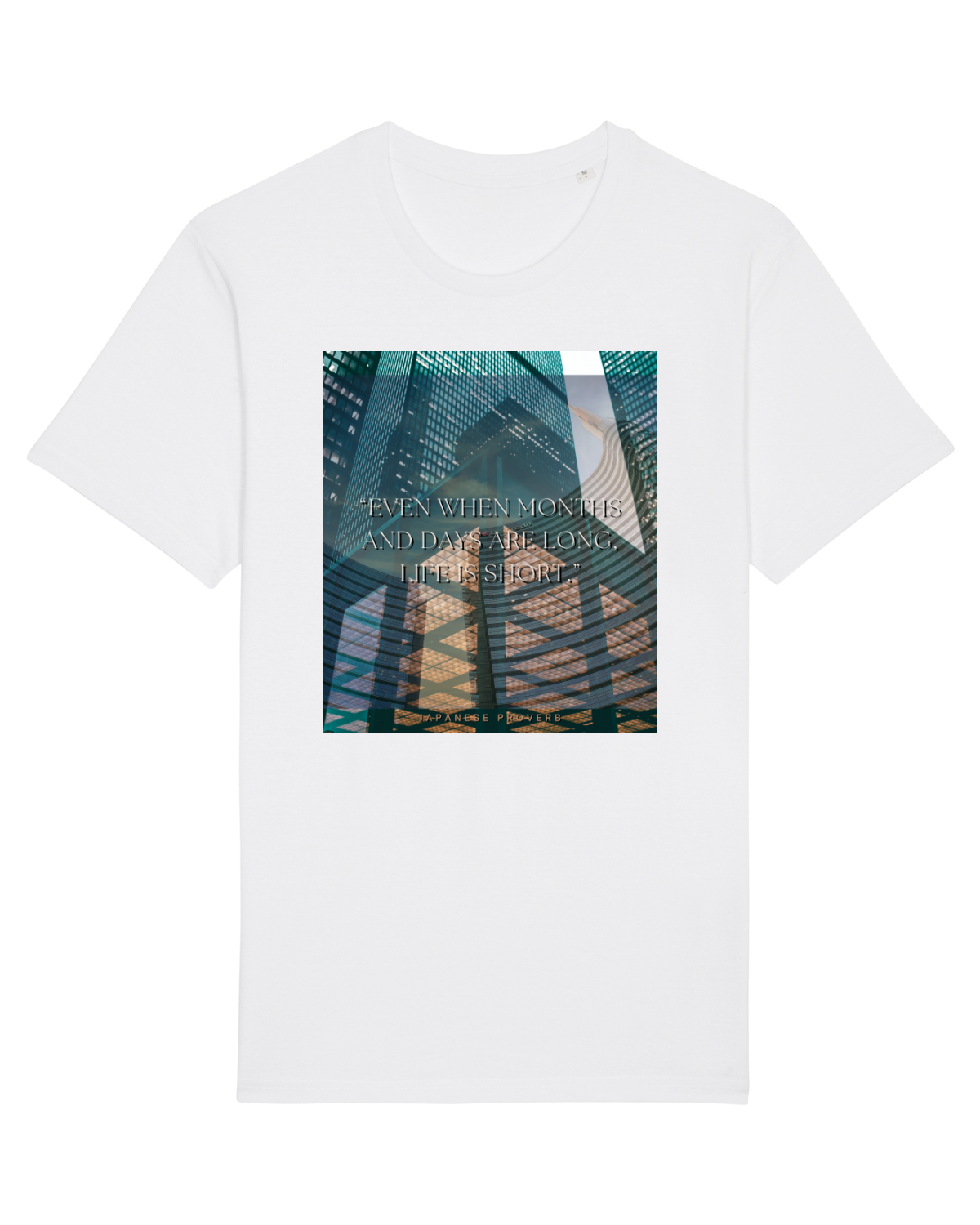 Tricou mânecă scurtă Unisex Rocker White