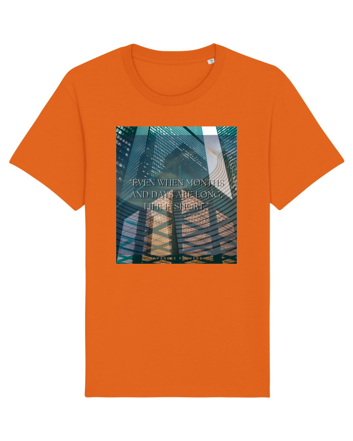 Tricou mânecă scurtă Unisex Rocker Bright Orange