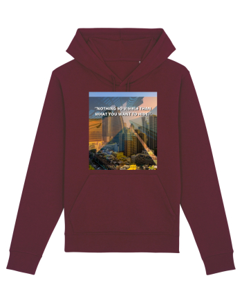 Nothing So Visible  Than What You Want To Hide Burgundy