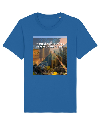 Nothing So Visible  Than What You Want To Hide Royal Blue