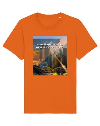 Nothing So Visible  Than What You Want To Hide Bright Orange
