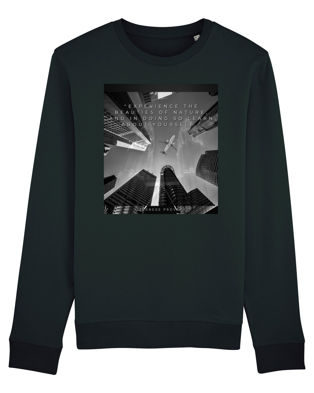 Bluză mânecă lungă Unisex Rise Black
